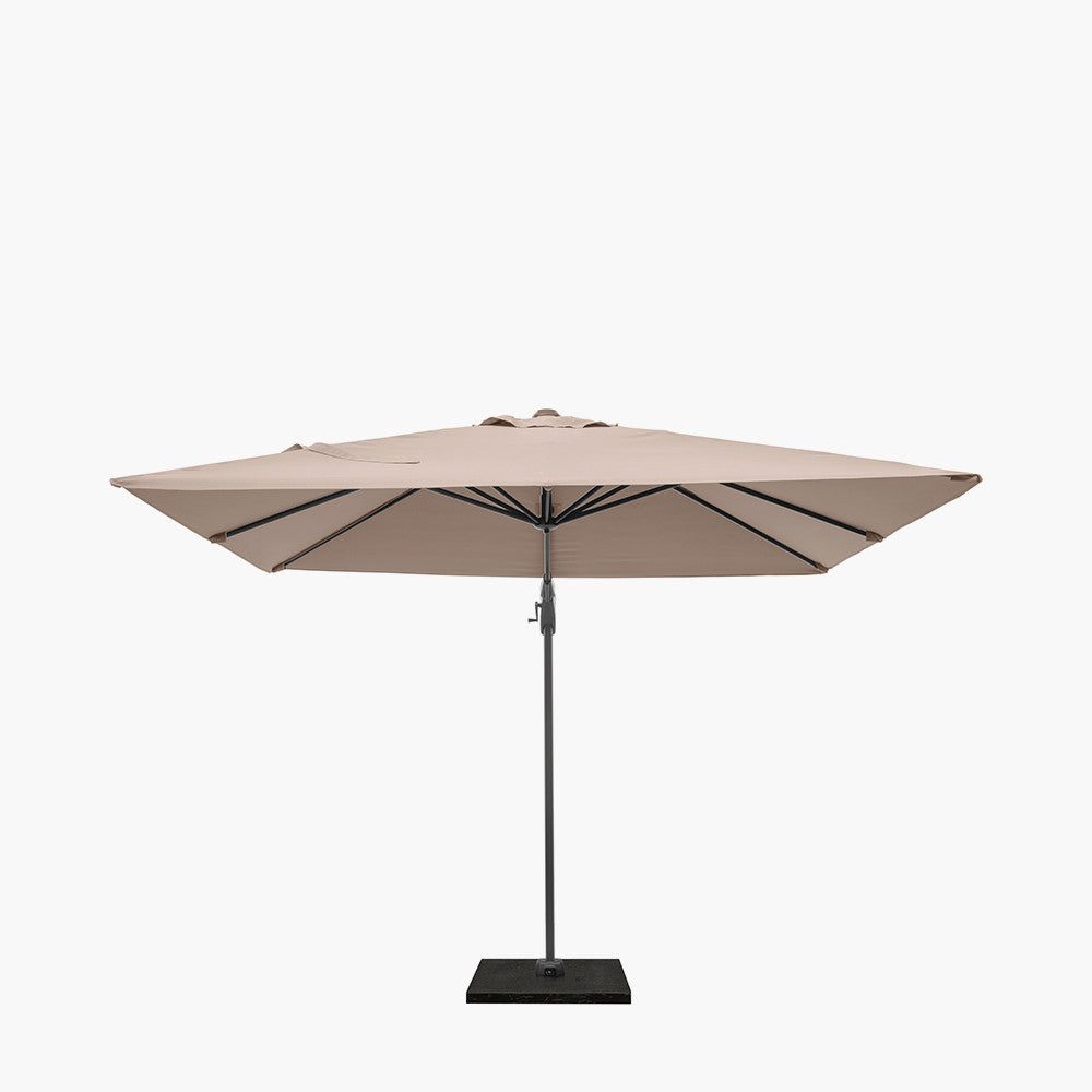 Voyager T2 2.7m Square Taupe Parasol
