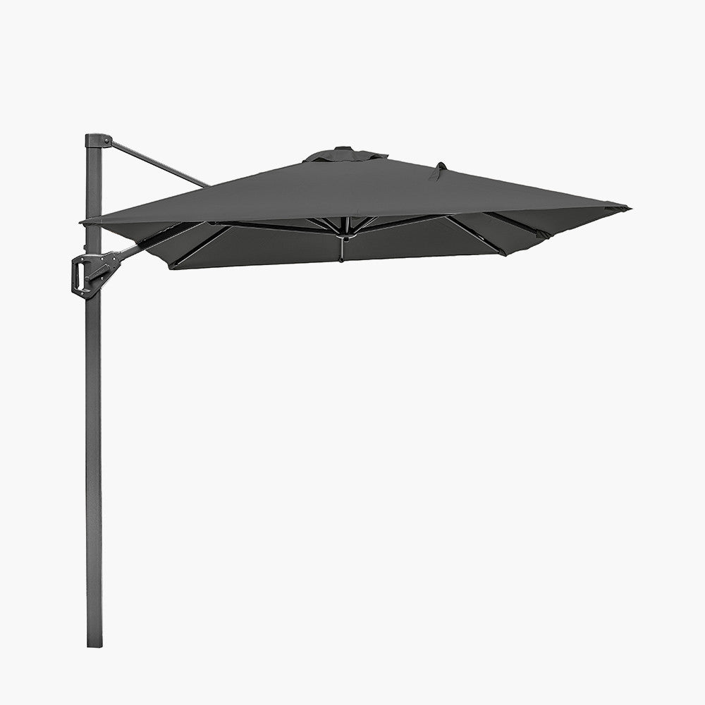 Voyager T1 3m x 2m Oblong Anthracite Parasol
