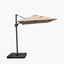 Voyager T1 3m x 2m Rectangular Taupe Free Arm Parasol