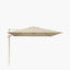 Challenger T2 3.5 x 2.6m Rectangular Sandstone / Champagne Free Arm Parasol