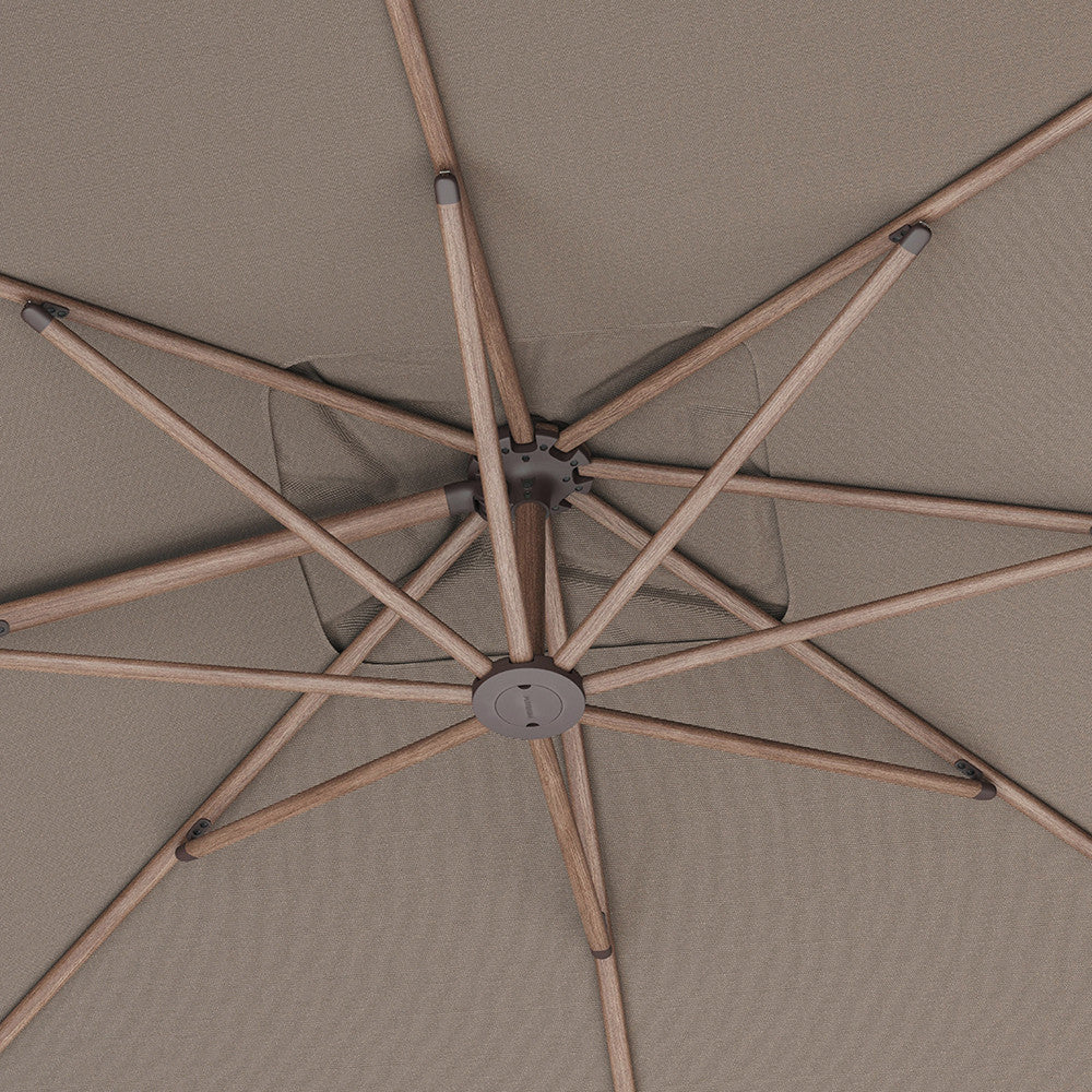 Nexus T2 Premium Mocha / Havana Taupe Free Arm Parasol