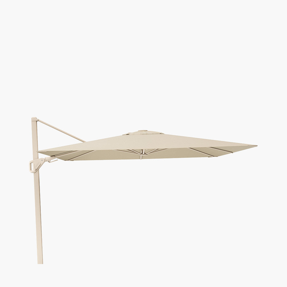 Nexus T2 Premium Sandstone / Champagne Free Arm Parasol