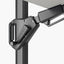 Challenger T2 2.6 x 3.5m Rectangular Premium Anthracite / Faded Black Free Arm Parasol