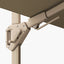 Challenger T2 2.6 x 3.5m Rectangular Premium Sandstone / Champagne Free Arm Parasol