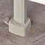 Challenger T2 2.6 x 3.5m Rectangular Premium Sandstone / Champagne Free Arm Parasol
