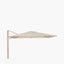 Challenger Teak T2 2.6 x 3.5m Rectangular Premium Champagne Free Arm Parasol