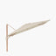 Challenger Teak T2 2.6 x 3.5m Rectangular Premium Champagne Free Arm Parasol