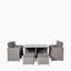 Bermuda Slate Grey Outdoor Cube Set with Ceramic Top