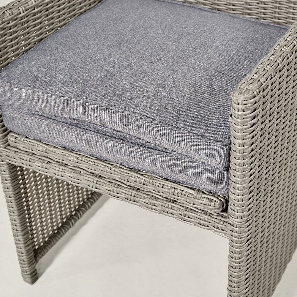Stone Grey Bermuda Cube Set with Ceramic Top