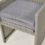 Stone Grey Bermuda Cube Set with Ceramic Top