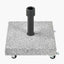 Salerno Hammered Grey Granite 40KG Wheeled Parasol Base