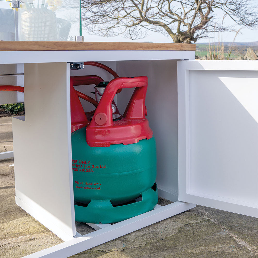 Cosiloft 100 White and Teak