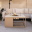 Cosiloft 120 Sandy Beige Fire Pit Table