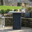 Cosiloft 100 Bar Table Black and Grey