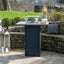 Cosiloft 100 Bar Table Black and Grey