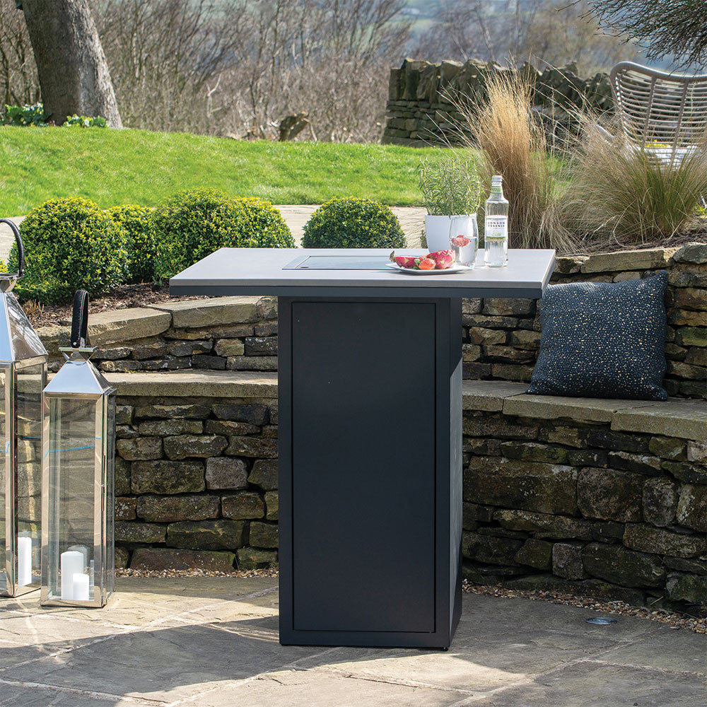Cosiloft 100 Bar Table Black and Grey