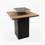 Cosiloft 100 Bar Table Black and Teak