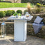 Cosiloft 100 Bar Table White and Grey