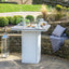 Cosiloft 100 Bar Table White and Grey
