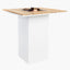 Cosiloft 100 Bar Table White and Teak