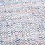 Indoor Outdoor Recycled PET Yarn Aqua, Blue and White Inca Design Rug