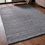 Indoor Outdoor Recycled PET Yarn Black and White Inca Design Rug