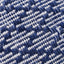 Indoor Outdoor Denim Blue and White Ikat Design Scatter Cushion