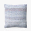 Indoor Outdoor Aqua Blue and White Inca Design Scatter Cushion
