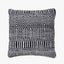 Indoor Outdoor Black and White Inca Design Scatter Cushion