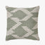 Indoor Outdoor Sage and White Chevron Design Scatter Cushion