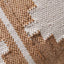 Indoor Outdoor Taupe and White Moroccan Design Scatter Cushion | OUTLET