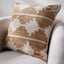 Indoor Outdoor Taupe and White Moroccan Design Scatter Cushion | OUTLET