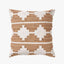 Indoor Outdoor Taupe and White Moroccan Design Scatter Cushion | OUTLET