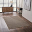 Indoor Outdoor Natural and Slate Grey Design Rug