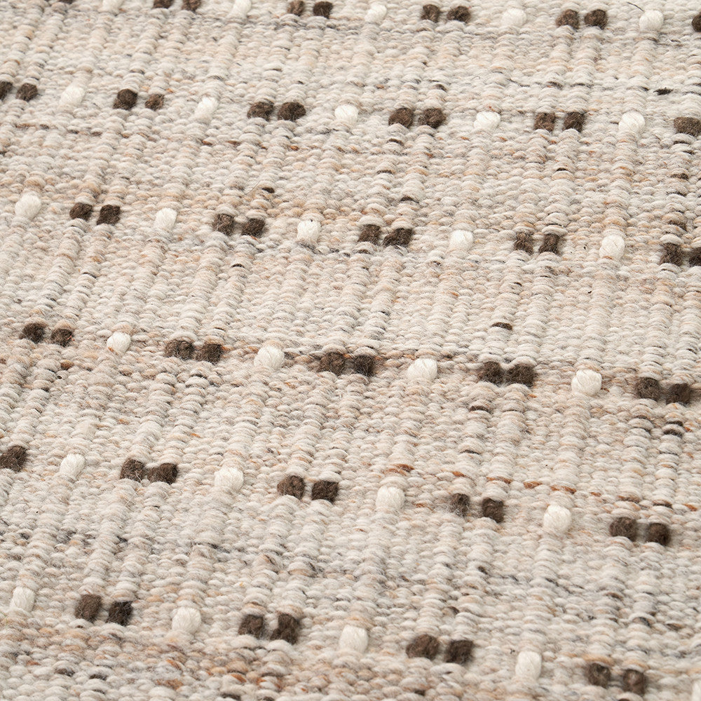 Indoor Outdoor Natural Double Stitch Design Rug