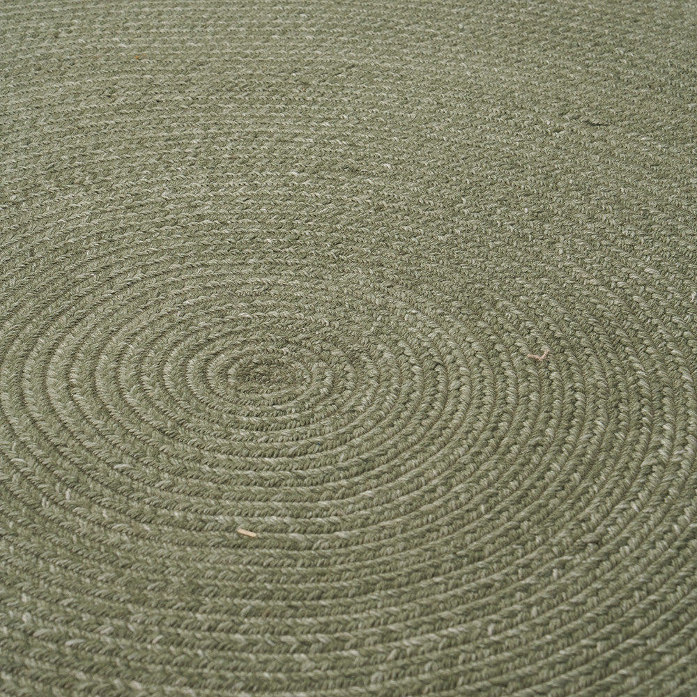 Indoor Outdoor Sage Tweed Design Rug