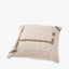 Indoor Outdoor Natural and Tan Fleck Design Scatter Cushion