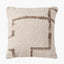 Indoor Outdoor Natural and Tan Fleck Design Scatter Cushion