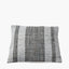 Indoor Outdoor Steel Grey and White Stripe Design Scatter Cushion