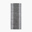 Indoor Outdoor Steel Grey and White Stripe Design Runner