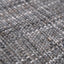Indoor Outdoor Steel Grey and White Stripe Design Runner