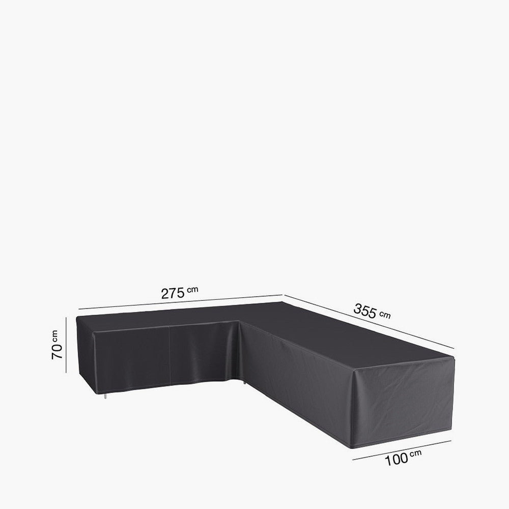 Lounge Set Aerocover Right Hand L-Shape 355 x 275 x 100 x 70