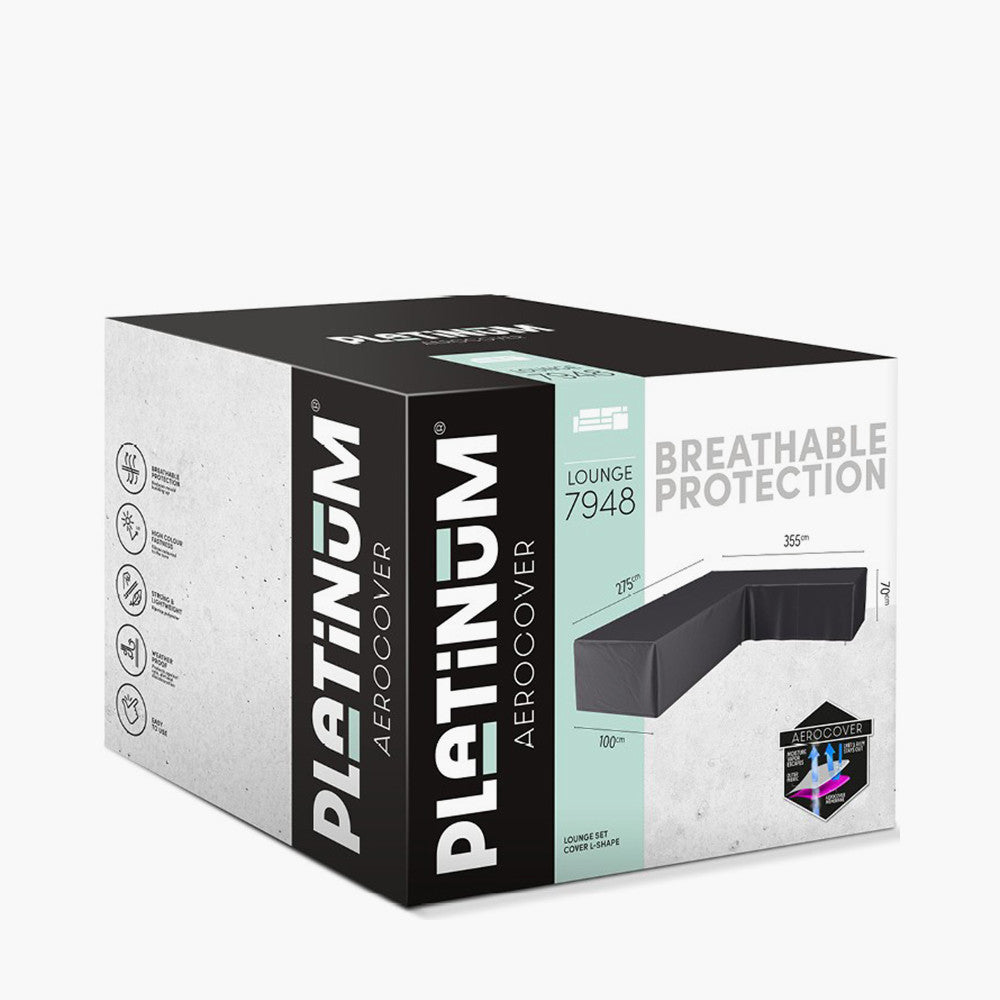 Lounge Set Aerocover Right Hand L-Shape 355 x 275 x 100 x 70