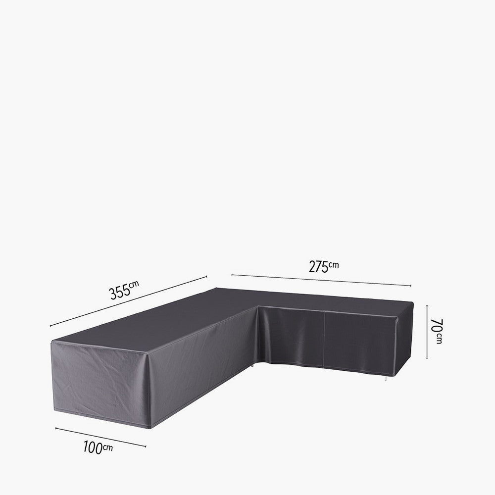 Lounge Set Aerocover Left Hand L-Shape 355 x 275 x 100 x 70
