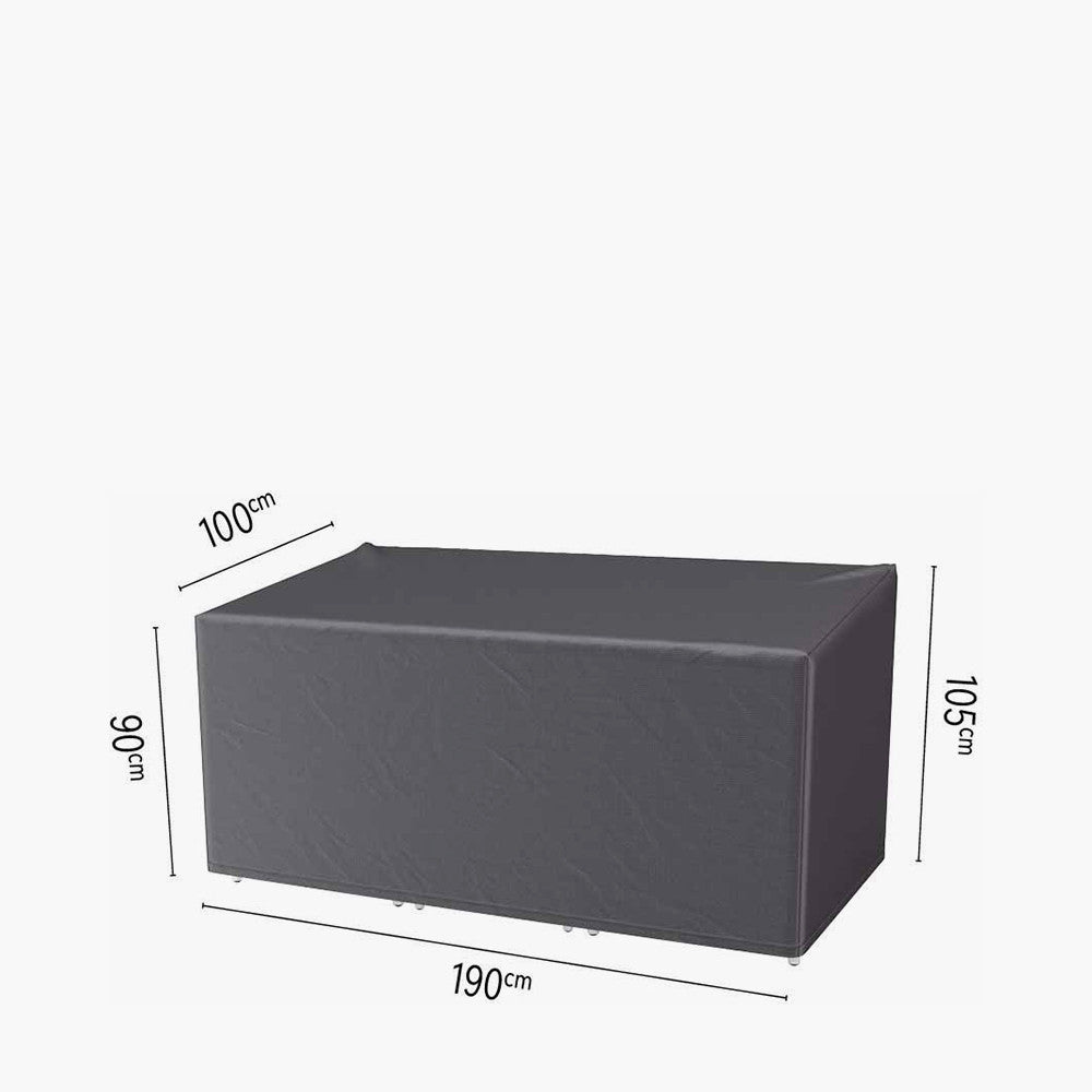 Lounge Chair and Hocker Set Aerocover 190 x 100 x 105/90