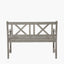 Cambridge Antique Grey 2 Seater Acacia Wood Bench K/D