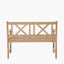 Cambridge Light Teak 2 Seater Acacia Wood Bench K/D