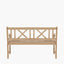 Cambridge Light Teak 3 Seater Acacia Wood Bench K/D