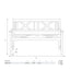 Cambridge Light Teak 3 Seater Acacia Wood Bench K/D