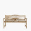 Richmond Light Teak Acacia Wood Bench with Pop Up Table